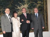 Leszek,Jola,, amb.Hałaciński i konsul Wojciechowski